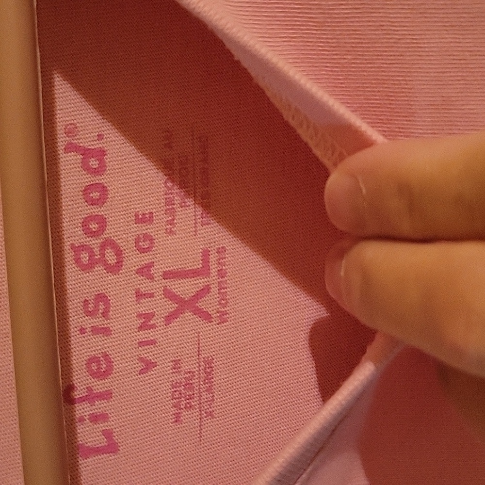Life Is Good Pink Women's Top - Picture 2 of 2